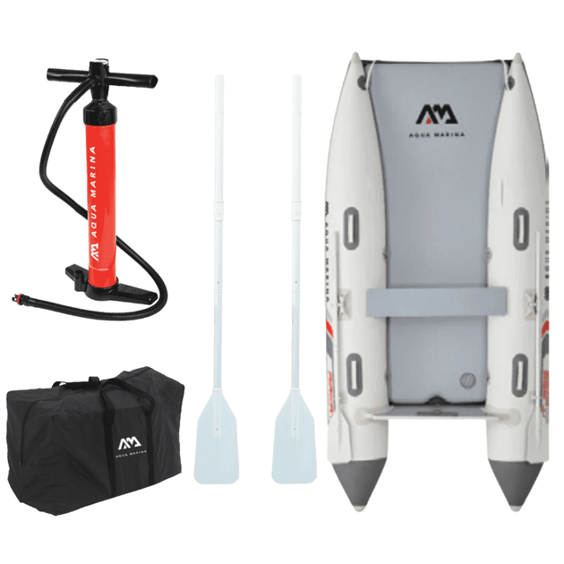 Aqua Marina 11’0″ AIRCAT Inflatable Catamaran. 3.35m with DWF Air Deck - ShopHubDepot