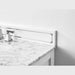 Ancerre Aspen Bathroom Vanity with Sink and Carrara White Marble Top Cabinet Set - VTS-ASPEN-36-W-CW - ShopHubDepot