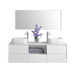 Ancerre Catherine Bathroom Vanity with Solid Surface Top Cabinet Set Collection - VTSM-CATHERINE-63-W - ShopHubDepot