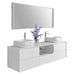 Ancerre Catherine Bathroom Vanity with Solid Surface Top Cabinet Set Collection - VTSM-CATHERINE-63-W - ShopHubDepot