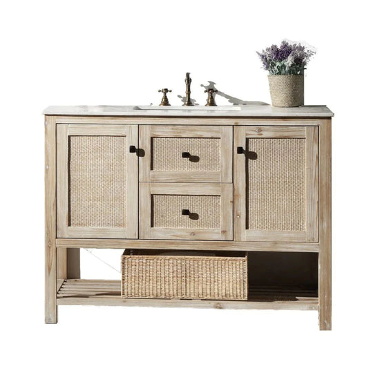 Legion Furniture 48 Inch Solid Wood Vanity | WH5148 - ShopHubDepot