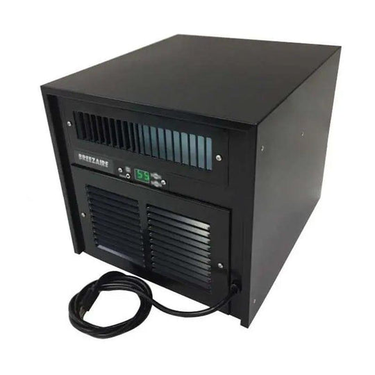 Breezaire WKL1060BLK Wine Cellar Cooling Unit – Black Series, 140 Cu.Ft. Capacity - WKL 1060 BLK - ShopHubDepot