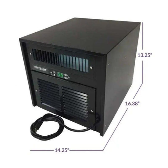 Breezaire WKL1060BLK Wine Cellar Cooling Unit – Black Series, 140 Cu.Ft. Capacity - WKL 1060 BLK - ShopHubDepot