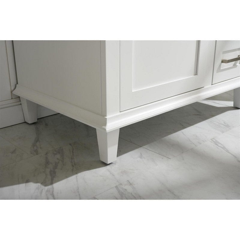 Legion Furniture WLF2236-W 36 Inch White Finish Sink Vanity Cabinet with Carrara White Top - ShopHubDepot