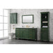 Legion Furniture WLF2260S-VG 60 Inch Vogue Green Finish Single Sink Vanity Cabinet with Carrara White Top - ShopHubDepot