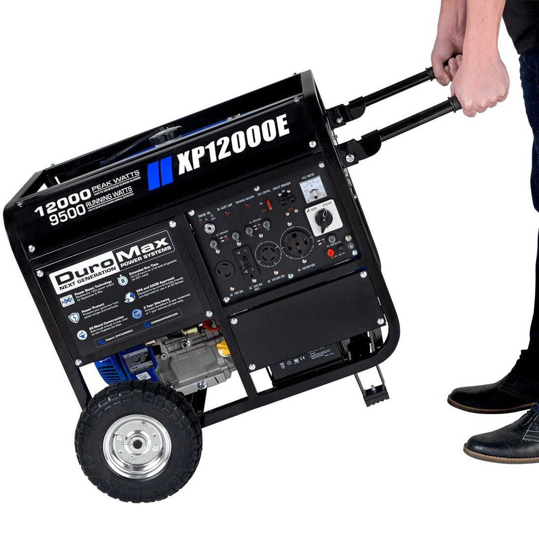 DuroMax 12,000 Watt Portable Gas Powered Generator - XP12000E - ShopHubDepot