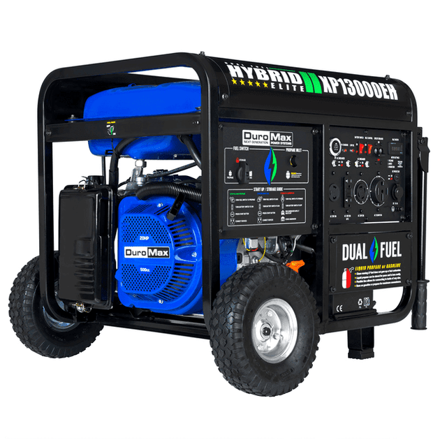 DuroMax 13,000 Watt Portable Dual Fuel Gas Propane Generator - XP13000EH - ShopHubDepot