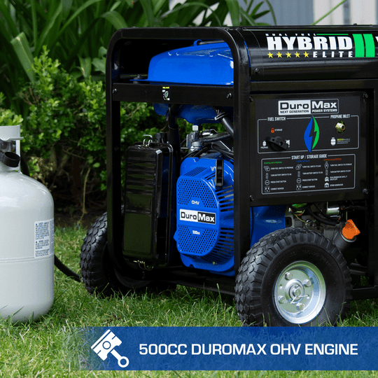 DuroMax 13,000 Watt Portable Dual Fuel Gas Propane Generator - XP13000EH - ShopHubDepot