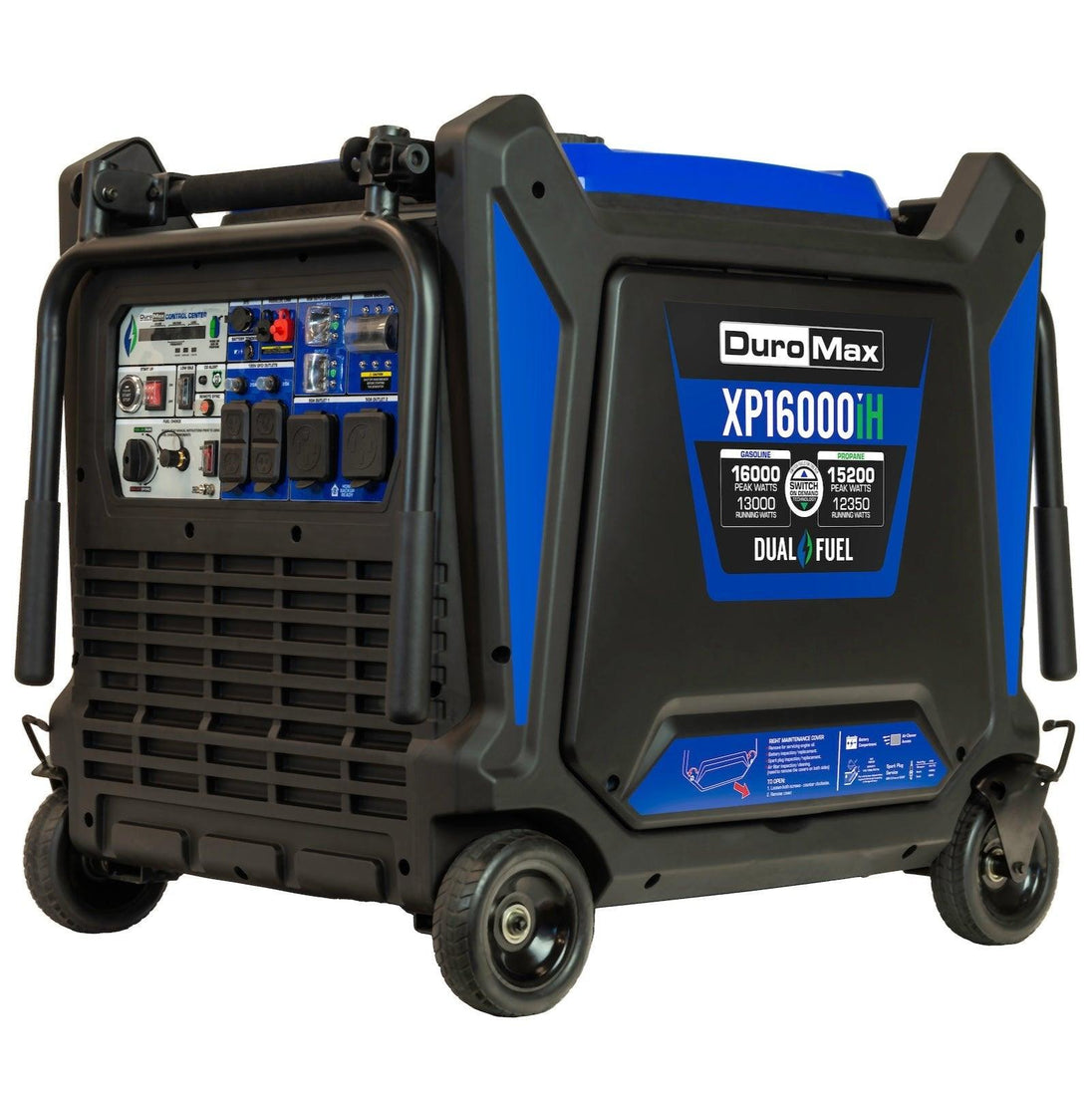 DuroMax XP16000iH 16,000 Watt Dual Fuel Portable Inverter Generator w/ CO Alert - ShopHubDepot