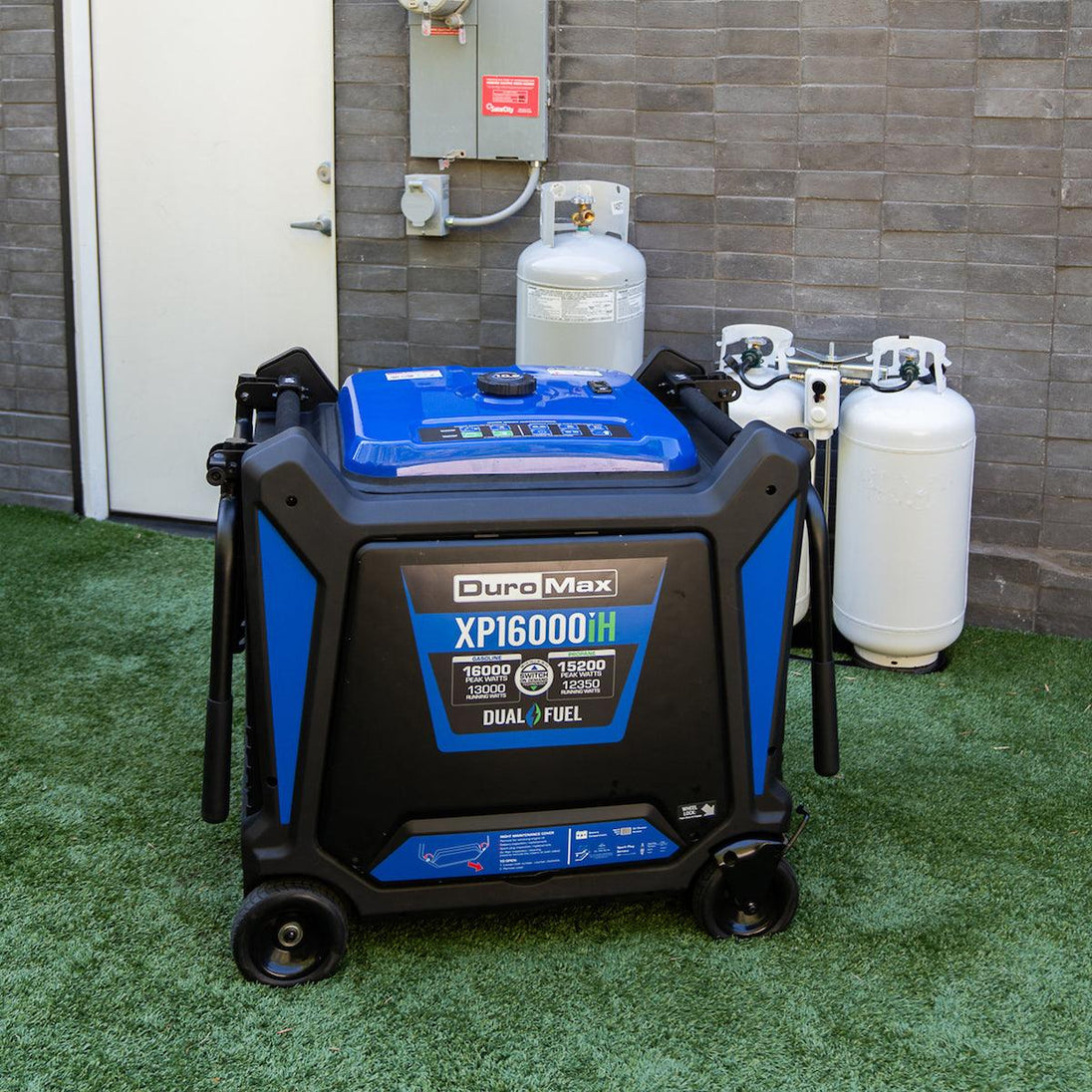 DuroMax XP16000iH 16,000 Watt Dual Fuel Portable Inverter Generator w/ CO Alert - ShopHubDepot