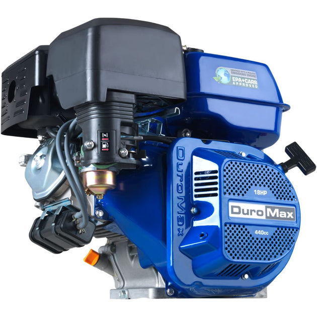 DuroMax XP18HP 439cc 3600 RPM 1" Recoil Start Horizontal Gas Powered Engine - ShopHubDepot