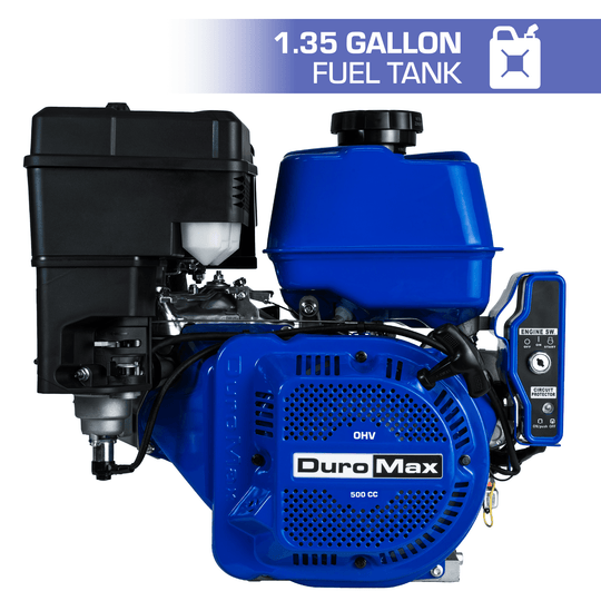 DuroMax XP20HPE 500cc 1-Inch Shaft Recoil/Electric Start Gasoline Engine - ShopHubDepot