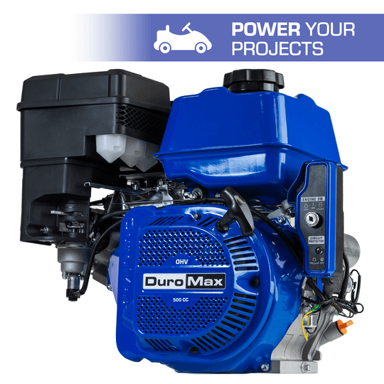 DuroMax XP20HPE 500cc 1-Inch Shaft Recoil/Electric Start Gasoline Engine - ShopHubDepot
