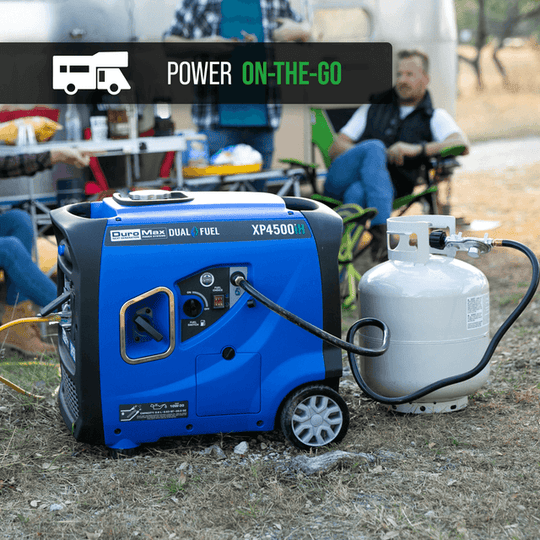 DuroMax 4,500 Watt Portable Dual Fuel Inverter Generator w/ CO Alert - XP4500iH - ShopHubDepot