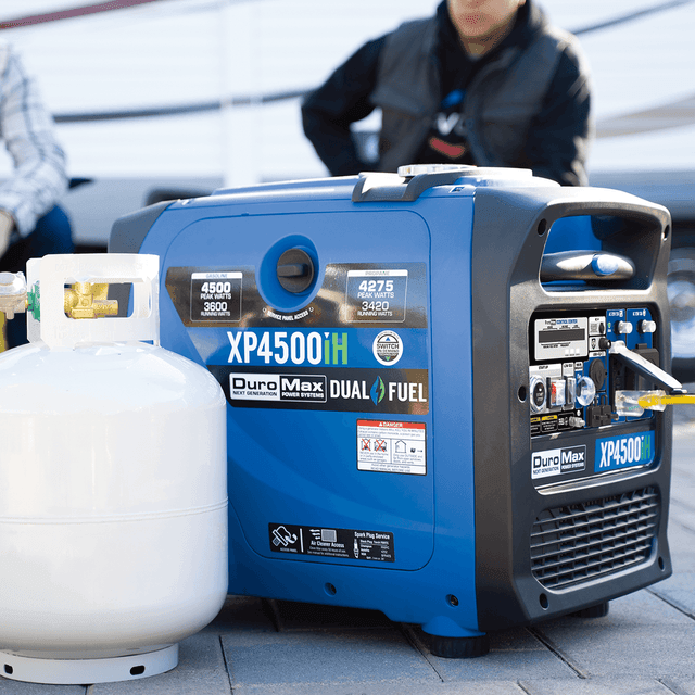 DuroMax 4,500 Watt Portable Dual Fuel Inverter Generator w/ CO Alert - XP4500iH - ShopHubDepot