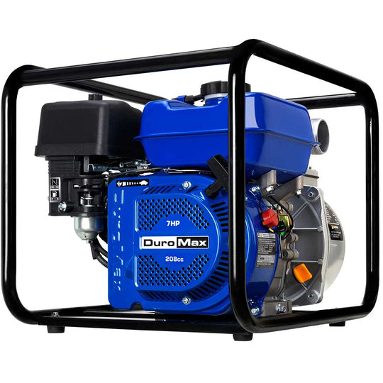 DuroMax XP652WP 208cc 158-Gpm 3600-Rpm 2" Gasoline Engine Portable Water Pump - ShopHubDepot