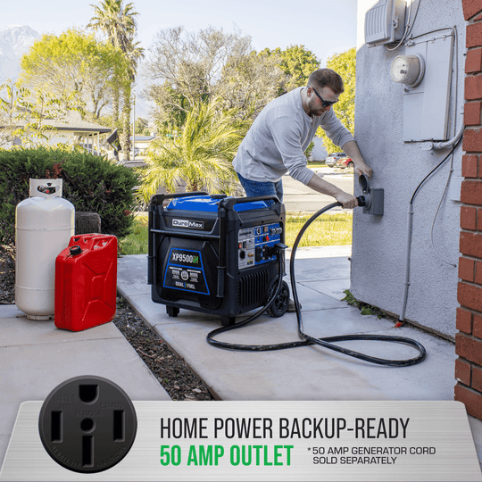 DuroMax XP9500iH 9,500 Watt Portable Dual Fuel Inverter Generator w/ CO Alert - ShopHubDepot