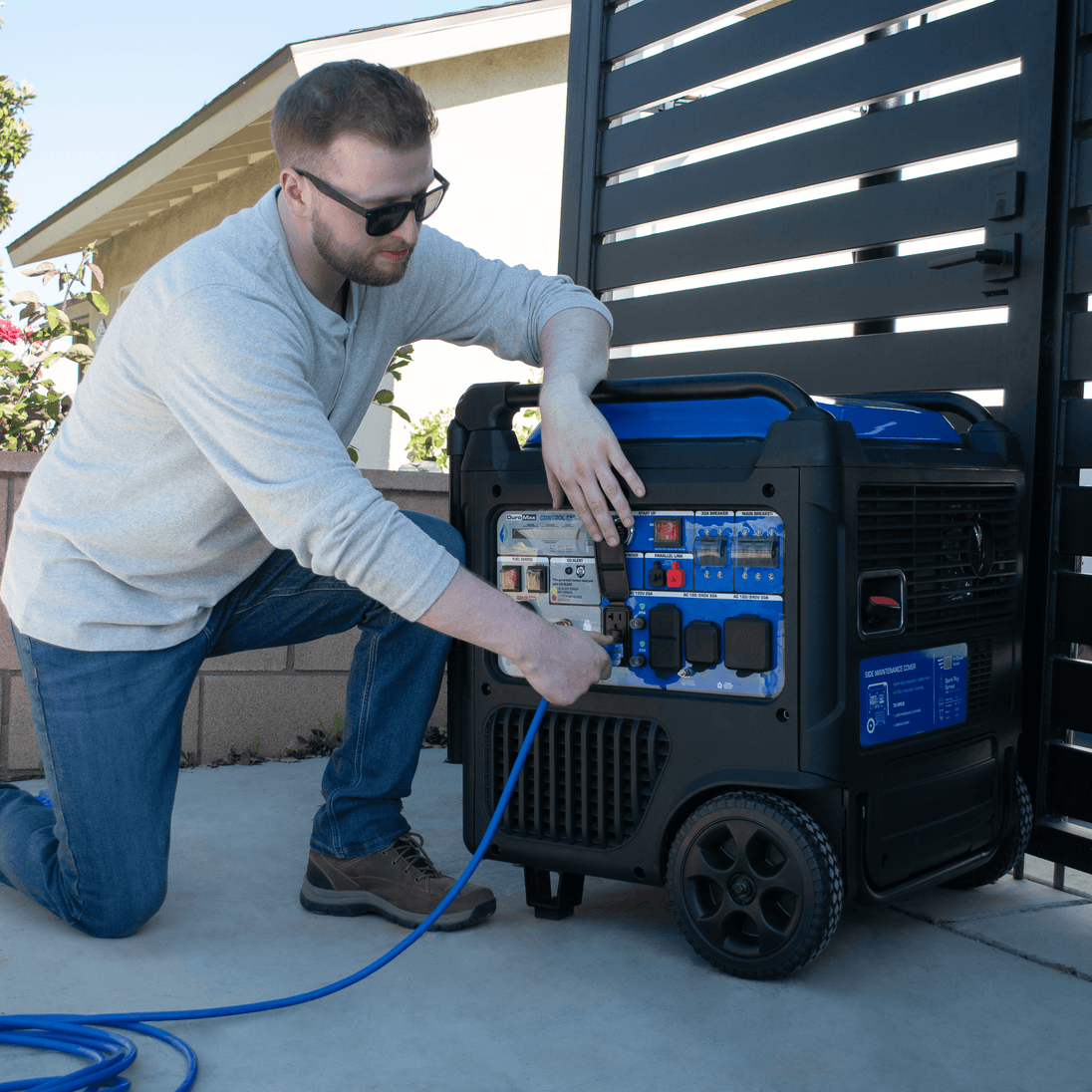 DuroMax XP9500iH 9,500 Watt Portable Dual Fuel Inverter Generator w/ CO Alert - ShopHubDepot