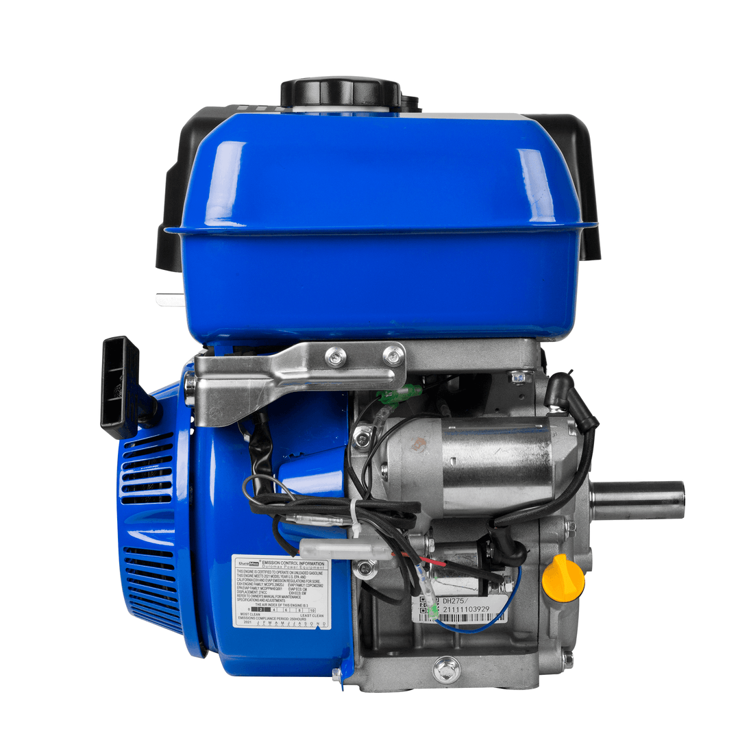 DuroMax XP9HPE 274cc 25mm Shaft Recoil/Electric Start Gasoline Engine - ShopHubDepot