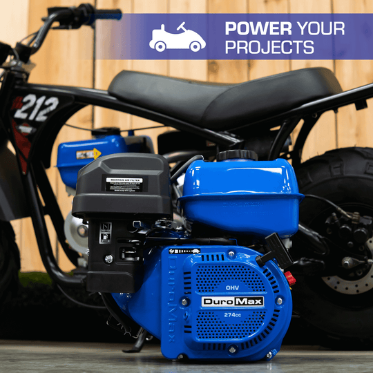 DuroMax XP9HP 274cc 25mm Shaft Recoil Start Gasoline Engine - ShopHubDepot