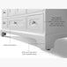 Ancerre Audrey Bathroom Vanity Set - VTS-AUDREY-48-W-CW - ShopHubDepot