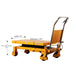 Apollolift Single Scissor Lift Table 2200lbs. 39.4" lifting height - A-2014 - ShopHubDepot