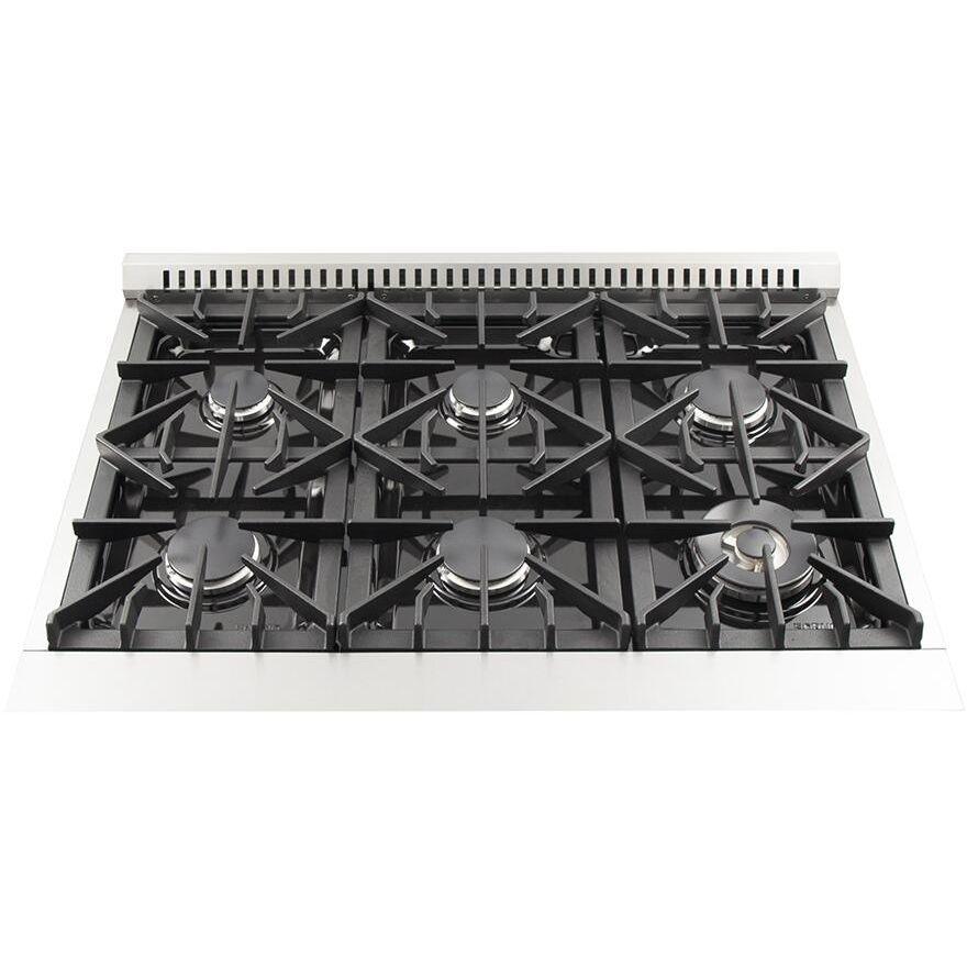 Forno Appliance Package- 36 Inch Gas Range, Wall Mount Range Hood, AP-FFSGS6244-36-W - ShopHubDepot