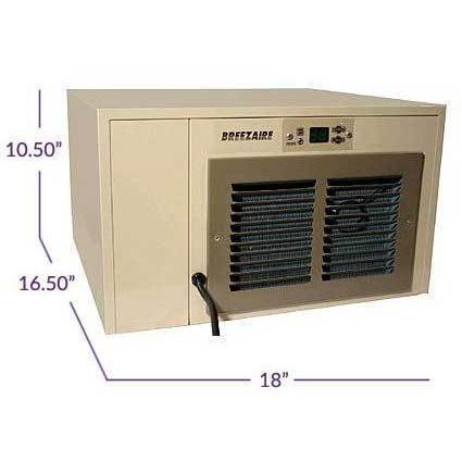 Breezaire WKCE 1060 Compact Wine Cellar Cooling Unit with Digital Temperature Display - ShopHubDepot