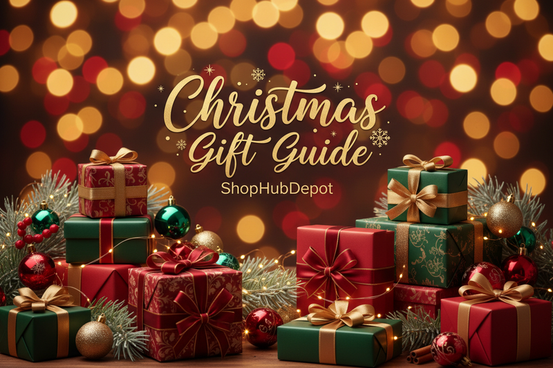 Can you make me a ShopHubDepot A Christmas guide photo that i can put here 