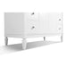 Ancerre Kayleigh Bathroom Vanity with Sink and Carrara White Marble Top Cabinet Set - VTS-KAYLEIGH-48-W-CW - ShopHubDepot