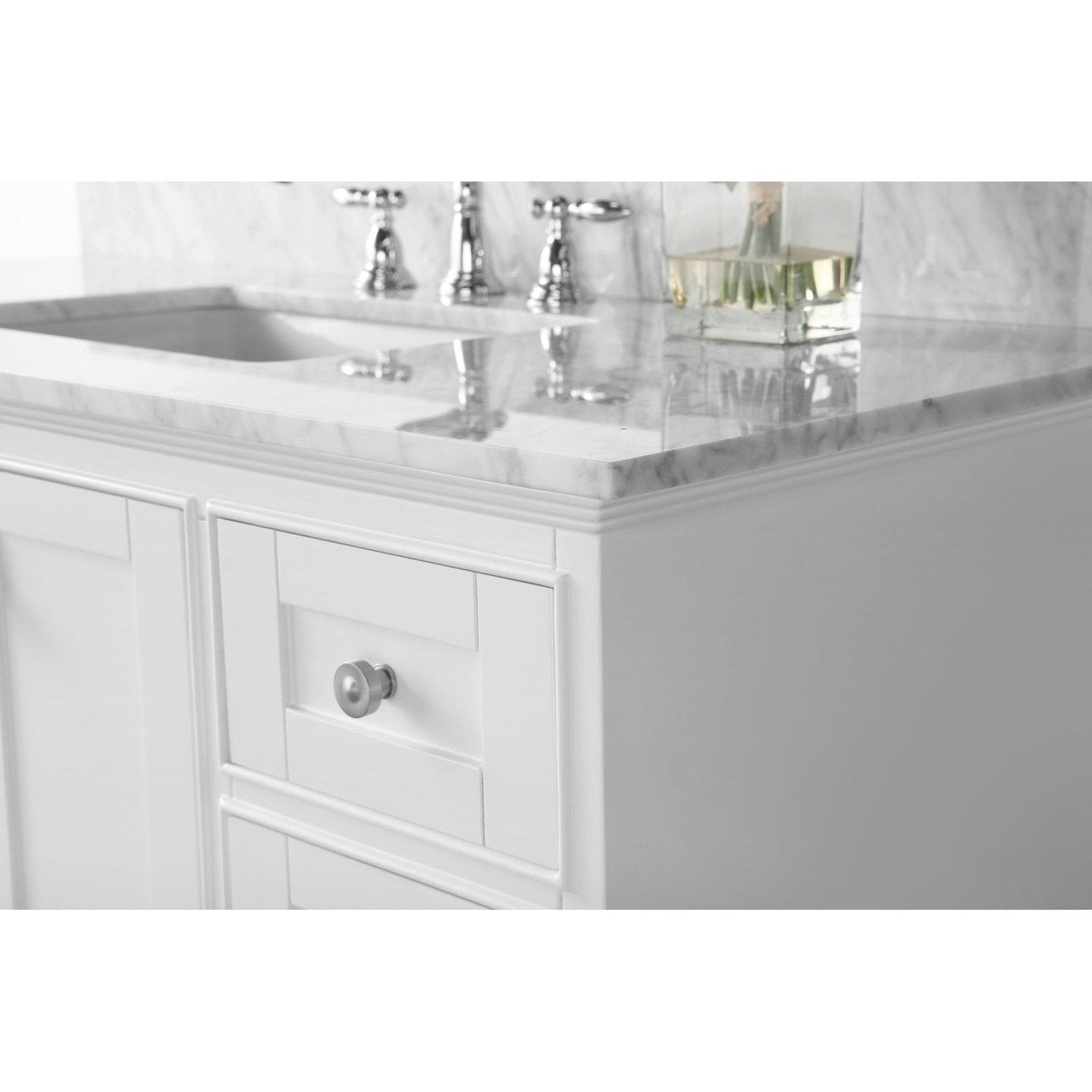 Ancerre Audrey Bathroom Vanity Set - VTS-AUDREY-48-W-CW - ShopHubDepot