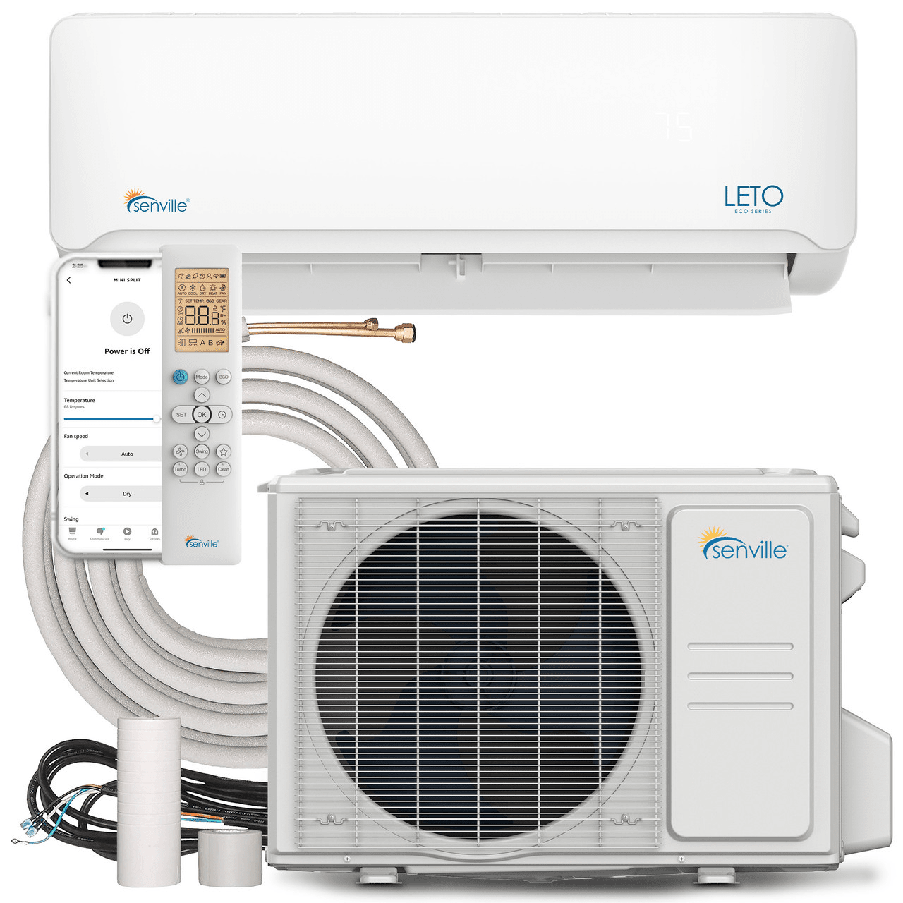 Senville LETO 30000 BTU Mini Split Air Conditioner and Heat Pump - SENL/30CD