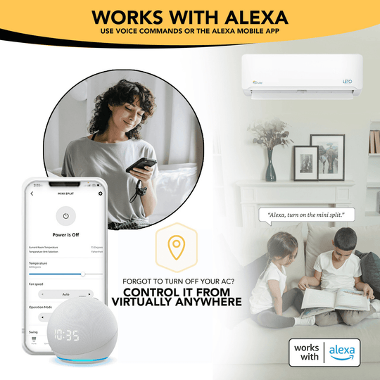 Senville LETO 9000 BTU Mini Split Air Conditioner and Heat Pump - SENL/09CD/110V - ShopHubDepot