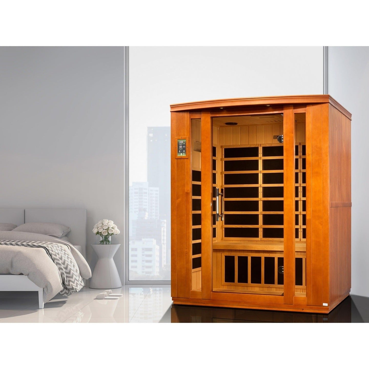 Dynamic Bellagio 3-person Low EMF Under 8MG FAR Infrared Sauna