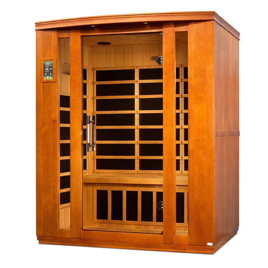 Dynamic Bellagio 3-person Low EMF (Under 8MG) FAR Infrared Sauna - DYN-6306-01 - ShopHubDepot