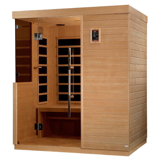 Dynamic Bilbao 3-person Ultra Low EMF (Under 3MG) FAR Infrared Sauna - ShopHubDepot
