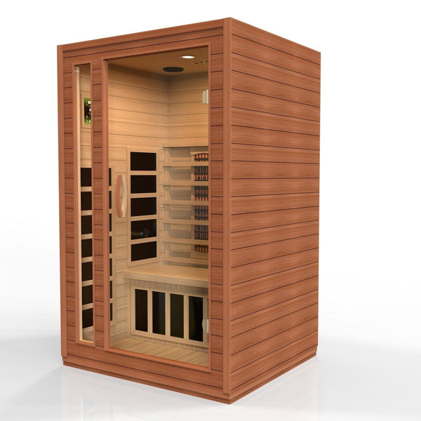 Dynamic Cordoba 2-Person Full Spectrum Near Zero EMF Under 2MG Infrared Sauna