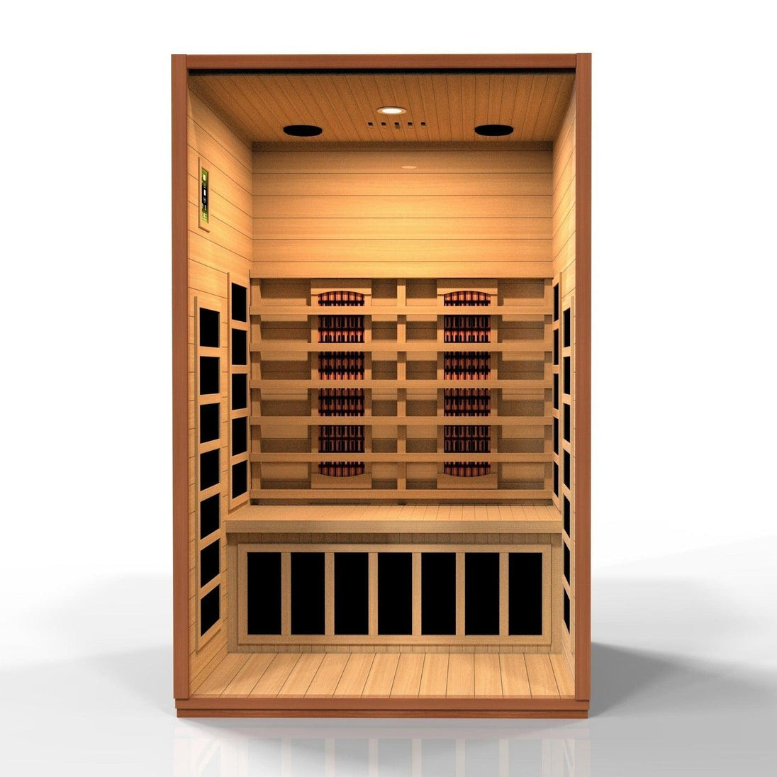 Dynamic Cordoba 2-Person Full Spectrum Near Zero EMF (Under 2MG) Infrared Sauna - ShopHubDepot