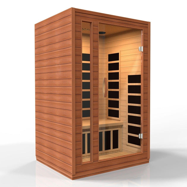 Dynamic Cordoba Elite 2-person Ultra Low EMF (Under 3MG) FAR Infrared Sauna - ShopHubDepot
