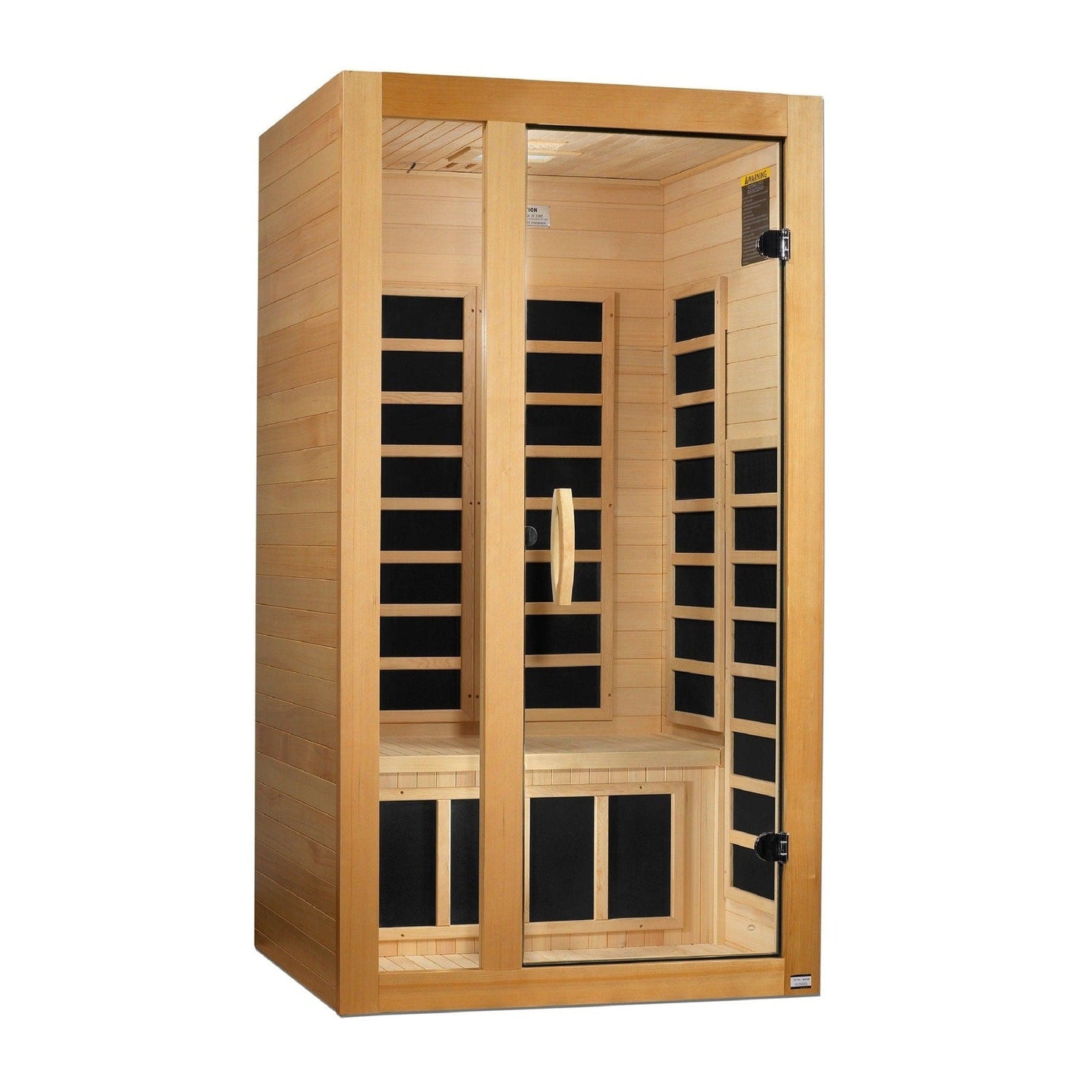 Dynamic Gracia 1-2-person Low EMF (Under 8MG) FAR Infrared Sauna - DYN‐6119‐01 - ShopHubDepot