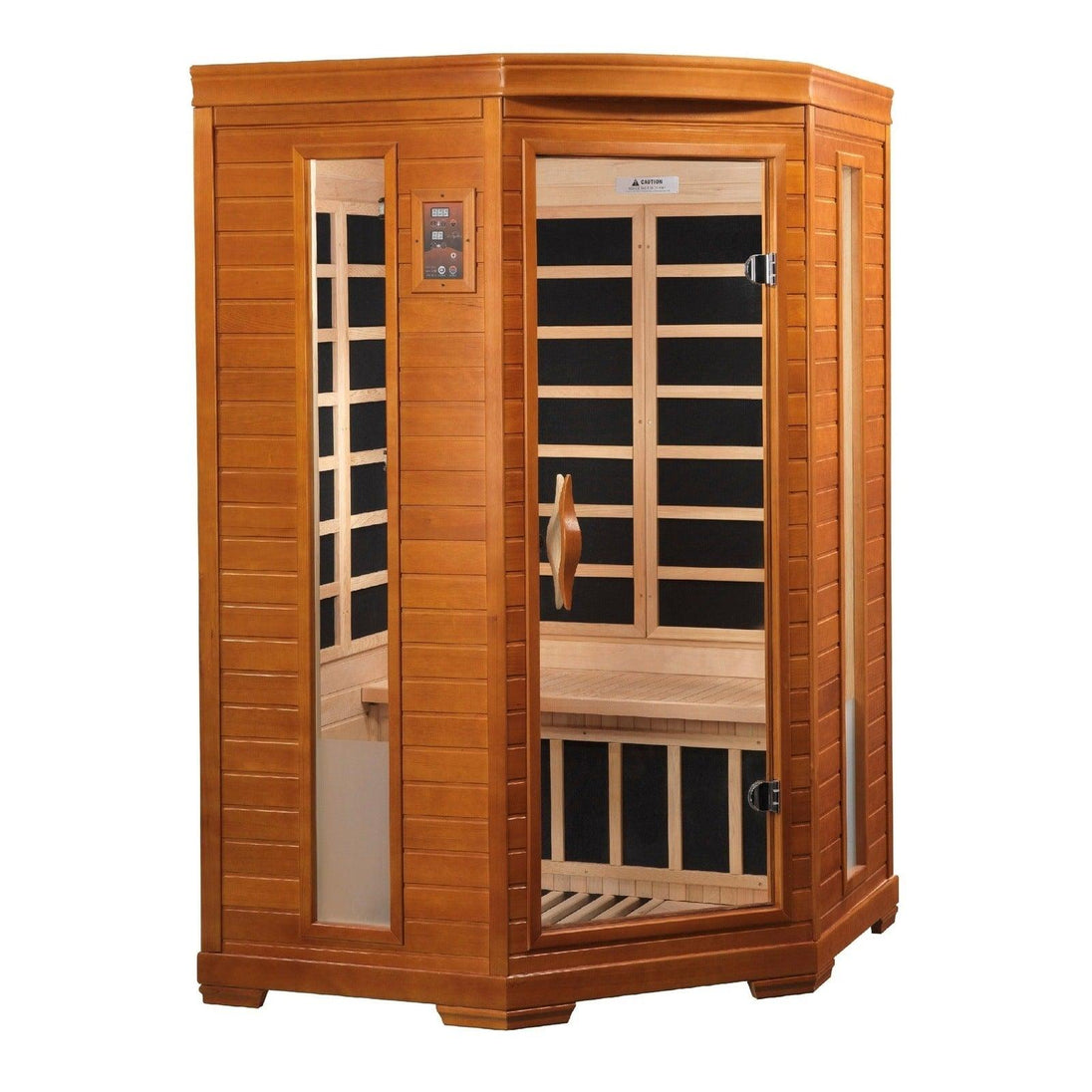 Dynamic Heming Elite 2-person Corner Ultra Low EMF (Under 3MG) FAR Infrared Sauna - ShopHubDepot