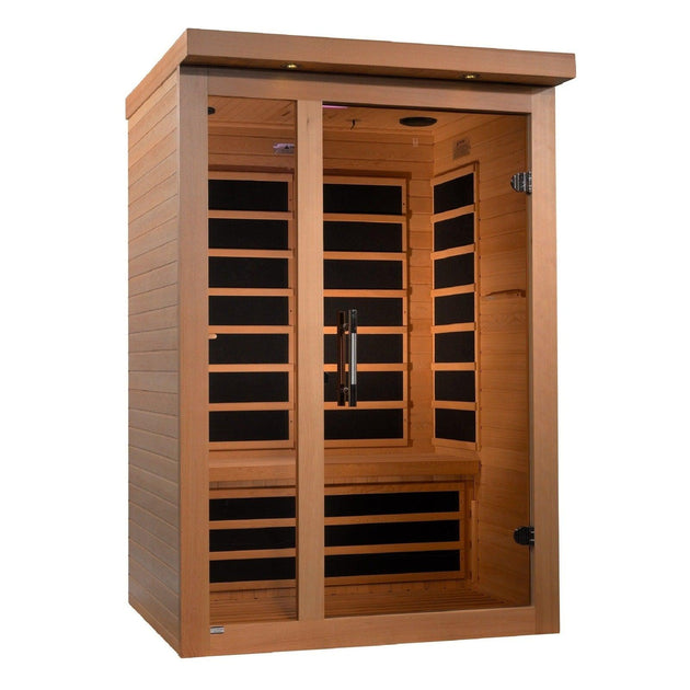Dynamic Llumeneres 2-person Ultra Low EMF (Under 3MG) FAR Infrared Sauna (Canadian Hemlock) - DYN-6215-02 - ShopHubDepot