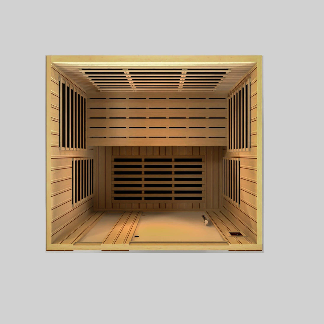Dynamic Lugano 3-person Ultra Low EMF (Under 3MG) FAR Infrared Sauna - ShopHubDepot