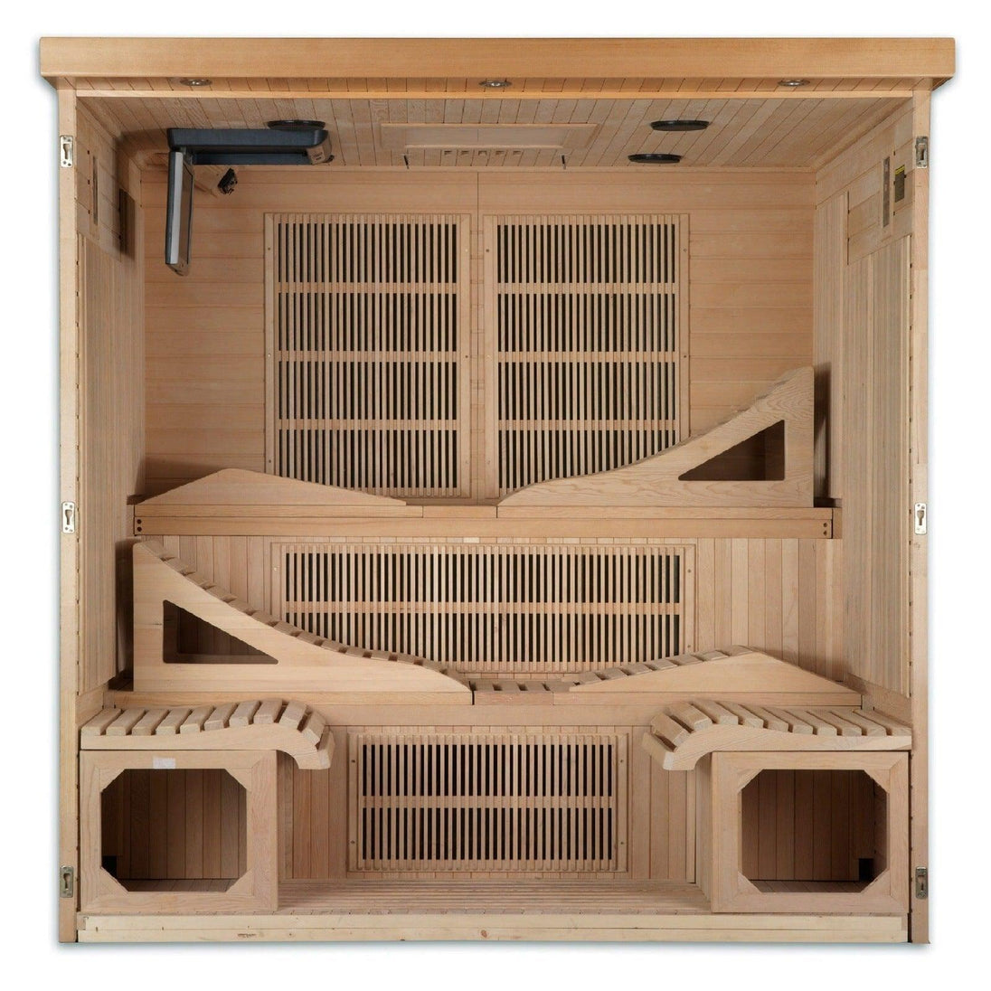 Dynamic Monaco 6-person Ultra Low EMF (Under 3MG) FAR Infrared Sauna - ShopHubDepot