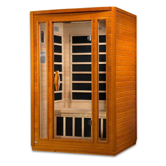 Dynamic San Marino 2-person Low EMF (Under 8MG) FAR Infrared Sauna - DYN-6206-01 - ShopHubDepot