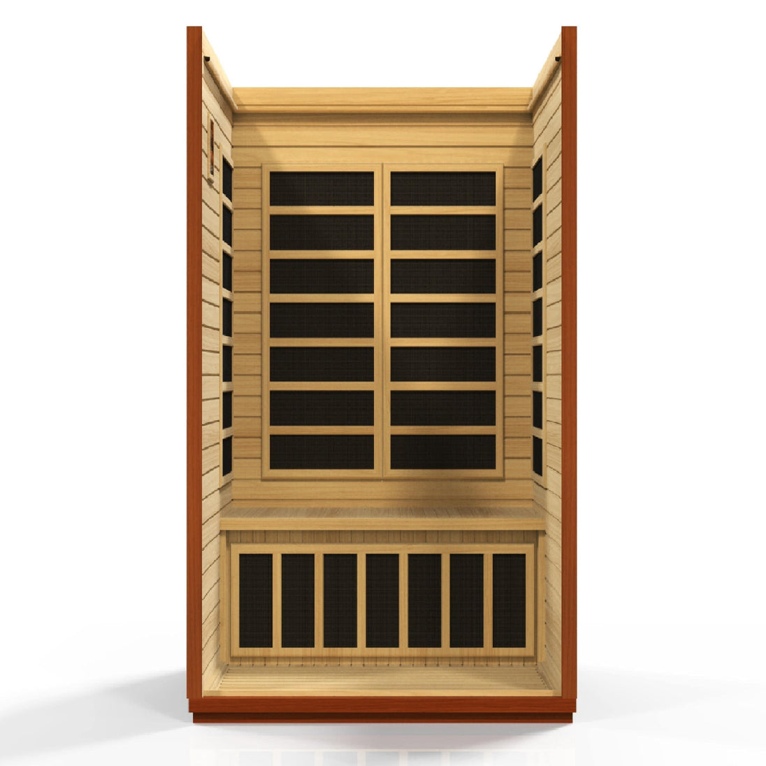Dynamic San Marino 2-person Low EMF (Under 8MG) FAR Infrared Sauna - DYN-6206-01 - ShopHubDepot