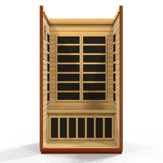 Dynamic San Marino 2-person Low EMF (Under 8MG) FAR Infrared Sauna - DYN-6206-01 - ShopHubDepot