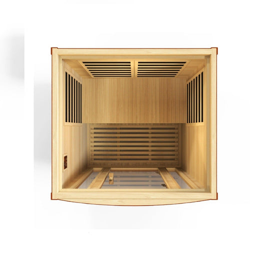 Dynamic San Marino 2-person Low EMF Under 8MG FAR Infrared Sauna