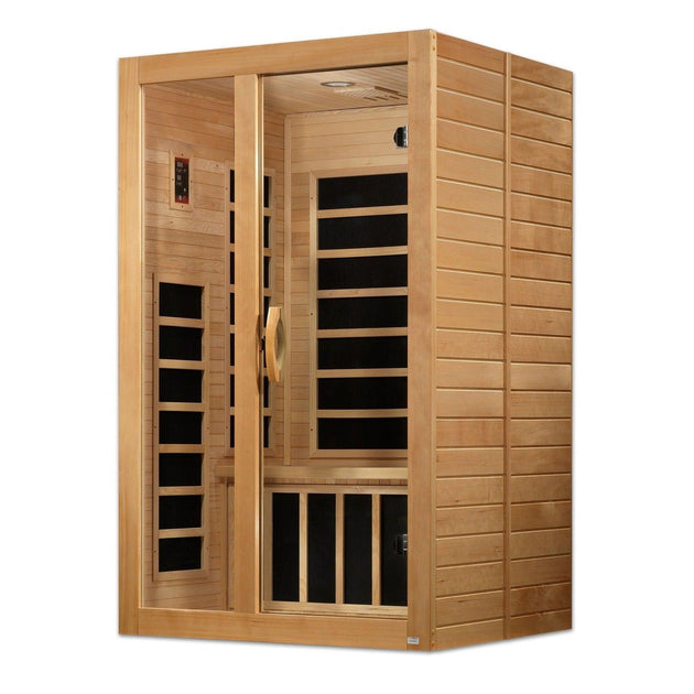 Dynamic Santiago 2-person Low EMF (Under 8MG) FAR Infrared Sauna - ShopHubDepot