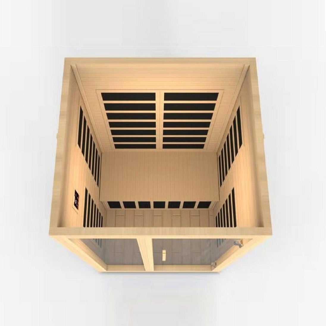 Dynamic Santiago 2-person Low EMF (Under 8MG) FAR Infrared Sauna - ShopHubDepot